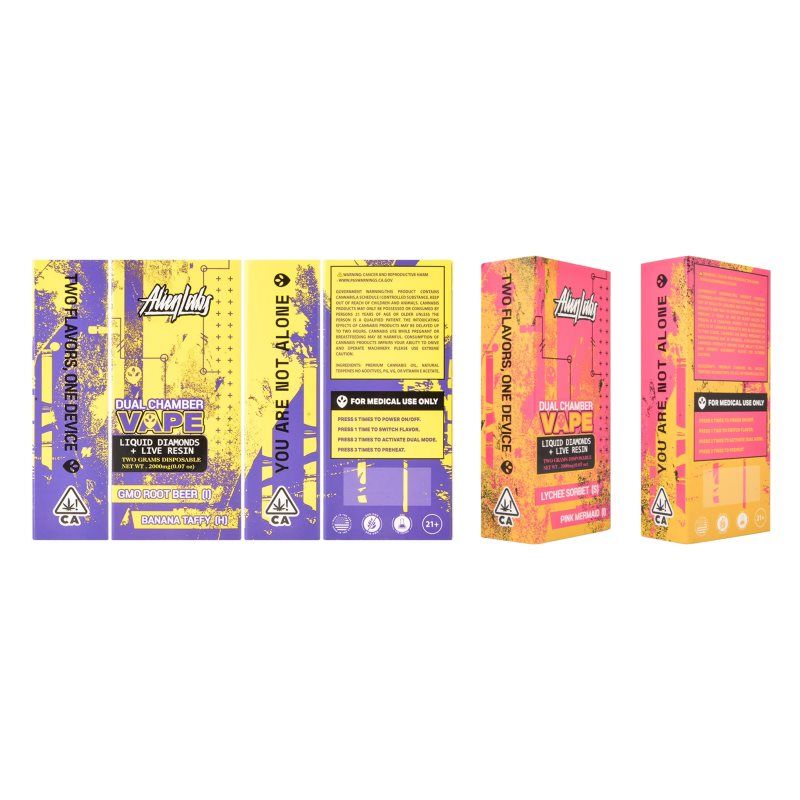 Alien Labs Dual Chamber 2g Empty Disposable Vape Pen Device